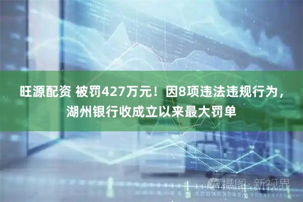 旺源配资 被罚427万元！因8项违法违规行为，湖州银行收成立以来最大罚单